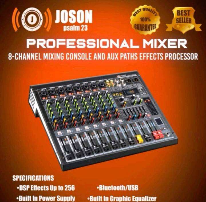 JOSON 24Bit DSP Professional Mixer 8 Channel Lazada PH