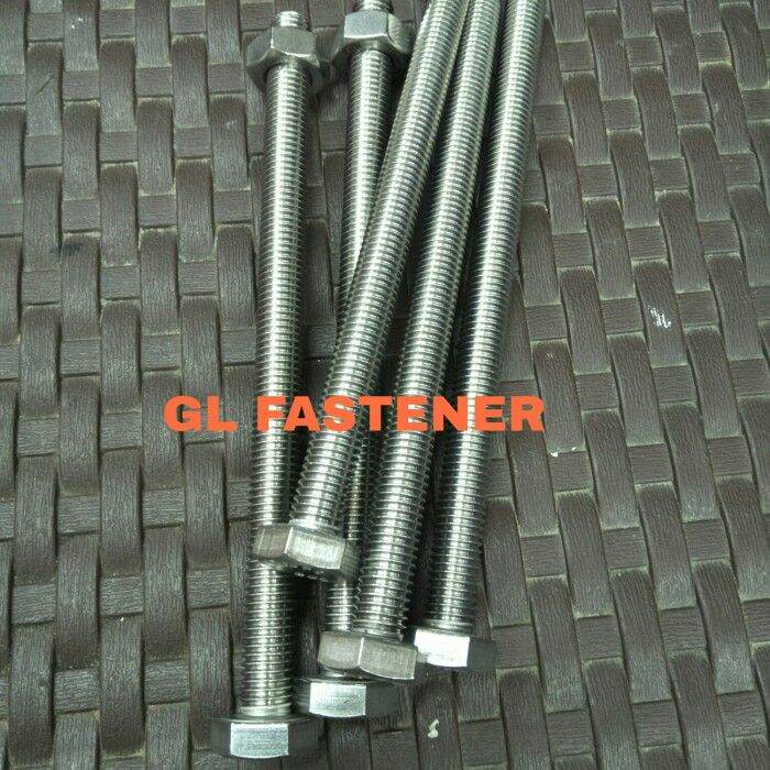 Baut Mur Hex Stainless Steel M X Anti Karat Kunci Sus Lazada Indonesia