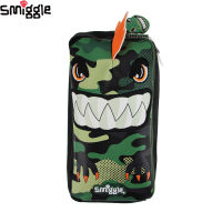 Australia Smiggle High Quality Original Childrens Pencil Case Boys Camouflage Dinosaur Pencil Bag Cool Cartoon Kids Clutch Bag