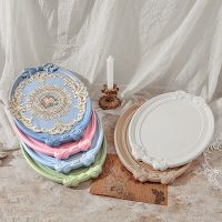 【YF】 Bow Pattern Pallet Jewelry Tray Snacks Dishes Decoration Ornaments Photography Photo Props