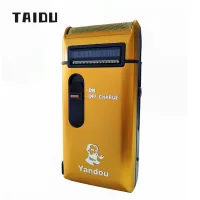 TAIDU โหมดชาร์จเครื่องโกนหนวดเครา,ที่โกนหนวดไฟฟ้าผู้ชายสีเงินและสีทองแบตตาเลี่ยน แบตเตอร์เลี่ยน ปัตตาเลี่ยน เครื่องโกนหนวด บัตตาเลี่ยน เครื่องตัดผม ปัตเลียนไร้สาย ที่โกนหนวดไฟฟา ที่โกนหนวด YANDOUไฟฟ้า