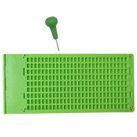 9 Lines 30 Cells Braille Writing Slate and Stylus Plastic Braille Slate Kit for The Blind