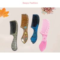 【BEIBEI】 Cute Fashion Plastic Hair Comb Ready Stock