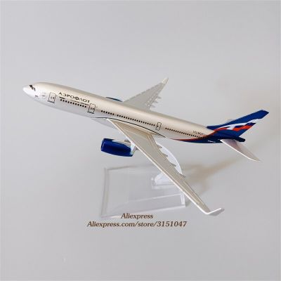 แอร์โรฟลอต A330เหล็กอัลลอย16ซม. แอร์โรฟลอต N เครื่องบินจำลองแบบจำลองเครื่องบินเครื่องบินของเล่นสำหรับสายการบินแอร์บัส330