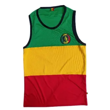 Bob Marley Buffalo Soldier Emphire MNL Red/Green Jersey, Reggae Jersey, Full Sublimation Jersey