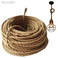 Rope Cover Lamp Cord Retro Light Pendant Electrical Power Cords For Radios Fans Home Lamp Ceiling Pendant Twisted Light Cords