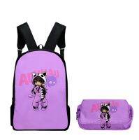 New Aphmau merch backpack set lightweight youth school bag 3D printing pencil case good partner for students