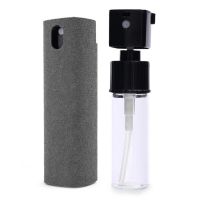 ‘；【= 2In1 Microfiber Screen Cleaner Spray Bottle With Phone Laptop Tablet Screen Cleaning Wipe Press Spray Bottle Without Liquid