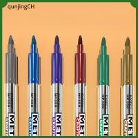 ปากกาปากกามาร์กเกอร์กันน้ำทาสีด้วยมืออุปกรณ์การเรียนสำนักงาน QUNJINGCH กันจางงานหัตถกรรมปากกาโลหะ