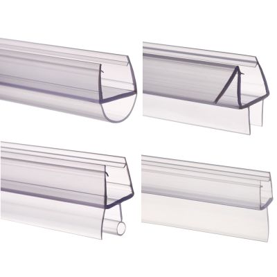 Weatherstrip portátil para Shower Screen porta de vedação Strip vidro borracha acessórios domésticos 4 a 12mm