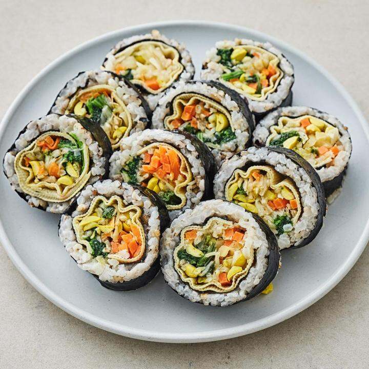 [Market Kurly] 1145 A Hungry Time Vegan Kimbap With Sliced Tofu And ...