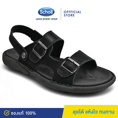 SCHOLL-BioM Concord Men Genuine Leather Sandals รองเท้าสกอลล์-ไบโอ ราฟา Scholl Rafa รองเท้าแตะสวม ผู้ชาย รองเท้าสุขภาพ รองรับอุ้งเท้า สำหรับภาวะเท้าแบน
