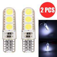 2pcs T10 5050 6LED สัญญาณเลี้ยวถอยหลังไฟท้ายหลอดไฟโคมไฟซิลิโคน