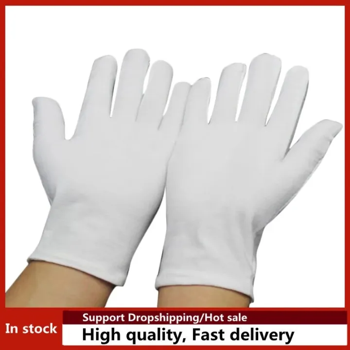 long fabric gloves