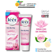 Kem Tẩy Lông VEET cho da thường - VEET Silk & Fresh Hair Removal Cream