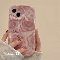 Mrhaha เคสครีมแฟชั่นสำหรับ Vivo V27e Y36 Y02 Y20 Y21 Y15A Y02s Y35 Y22 Y16 V25 Y30 Y50 Y20s Y17 Y91ดอกกุหลาบสีชมพูหินอ่อนฮาโลเจนย้อมสีคุณภาพสูงเคสโทรศัพท์สวยปกป้องกันซิลิโคน?คลังสินค้าพร้อม