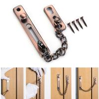 Door Chain with Lock Door Lock Bolt Chain Kids Safety Security Home Latch Buckle Guard Lock Anti-Theft Hotel Hardware Accessorie