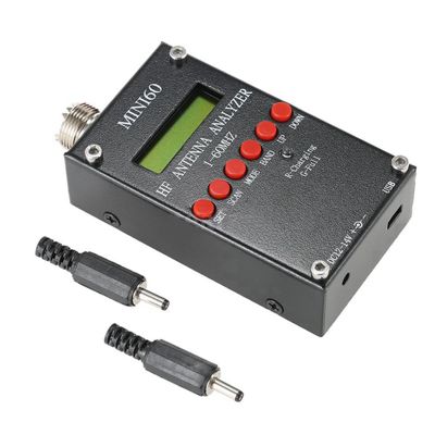 1 PCS Ultra Light Mini60 Sark100 HF ANT SWR Antenna Analyzer Meter 1-60Mhz Black with Android APP PC for Ham Radio Lovers