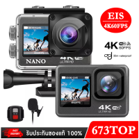 NEW Nanotech Actionกล้อง4K 60FPS 20MP 2.0 Touch LCD EIS แบบ WiFi เว็บแคมกันน้ำกีฬาหมวกนิรภัย Video Cam go Sport Pro