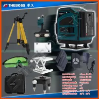 THEBOSS ระดับน้ำเลเซอร์ 3D 12 เส้น 360 องศา รุ่น 12L (แสงสีเขียว)