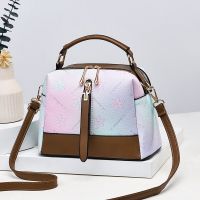 Hot 2023 New Gradient สี PU หนังผู้หญิงกระเป๋าถือแฟชั่น Shell กระเป๋ายี่ห้อ Designer Cross Body หญิงไหล่ Urban Bag