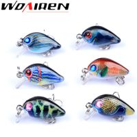 【hot】◙✖ WDAIREN 6Pcs/lot 2.8cm 1.6g Fishing Lures Crank Baits Crankbait Eyes Artificial Bait with Lifelike Fake set