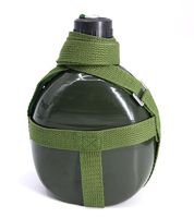 New Product 1-3L Capacity Army Green Aluminum Kettle Chinese Military Water Bottle Portable Outdoor Sports Bottle With Strap