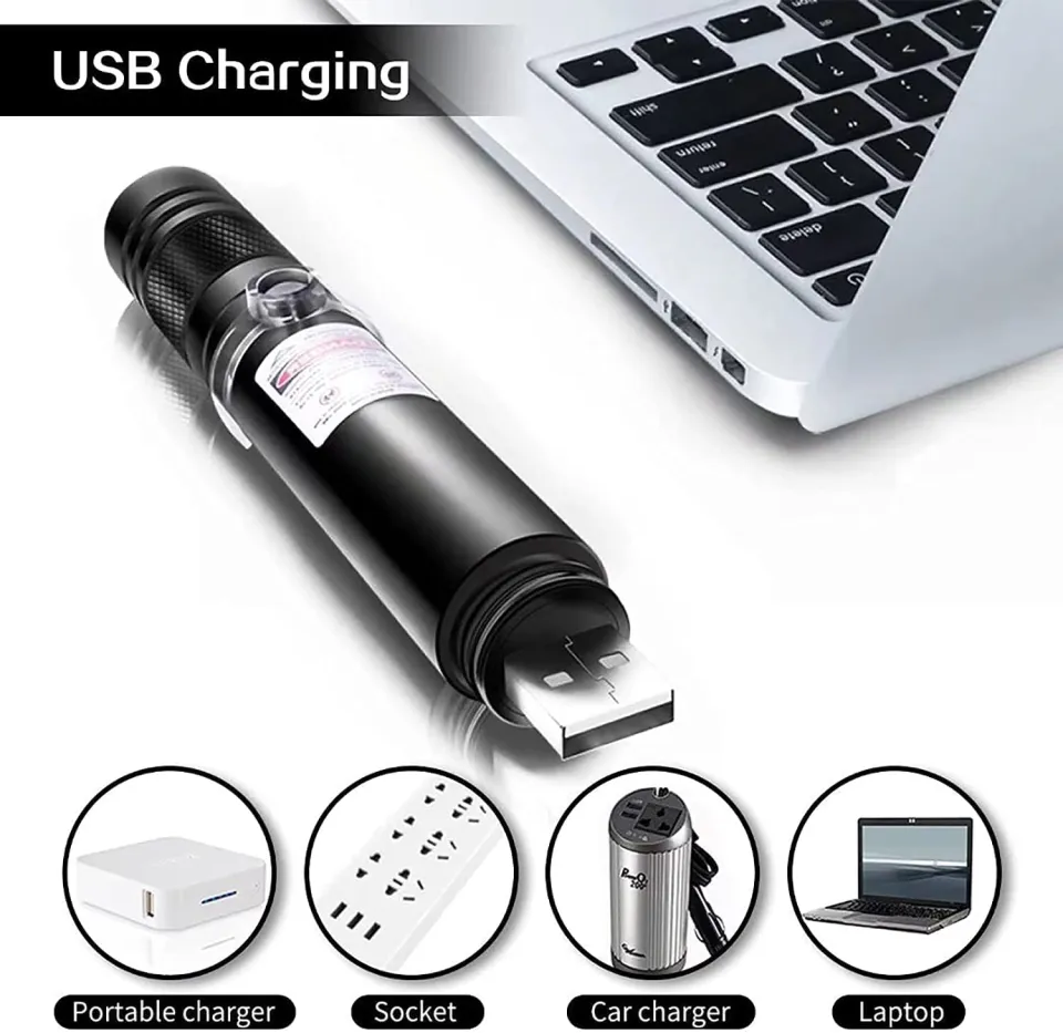 Long Range Laser Pointer 10000 Feet Visible Beam Rechargeable