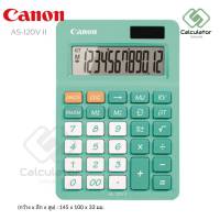 เครื่องคิดเลขแคนนอน 12หลัก สีเขียว Canon AS-120V ll