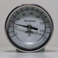 (UIM-Shop) Bi-Metal Thermometer Dial 4" , Range 10-200 C , 1/2" NPT , Model TBM40THT200402NB10SE