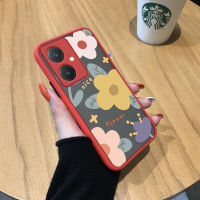 Orico เคส Vivo Y27ลายดอกไม้เคสนิ่มใส่โทรศัพท์ขอบเคสแข็งมีน้ำค้างแข็งโปร่งใสคลุมทั้งหมดกันกระแทกสำหรับเด็กผู้หญิงเด็กผู้ชายผู้หญิง