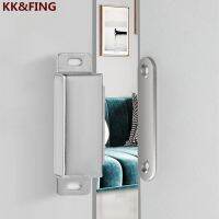 KK FING Stainless steel cabinet suction Magnetic Hidden Closer Cabinet Catches Magnet Furniture Door Stopper Furniture Hardware