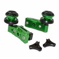 waase Motorcycle CNC Aluminum Chain Adjusters with Spools Slider For Kawasaki Ninja 400 2018 2019 2020