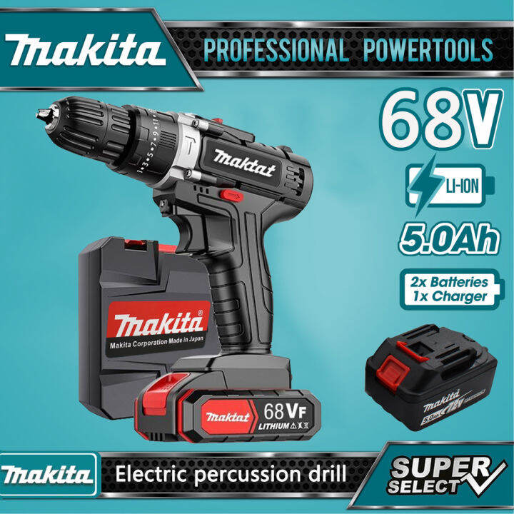 XERMAN [COD] Cordless Electric Impact Drill 36VF/48VF/68VF Hammer Drill