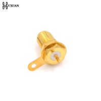 Newest 1pcs Brass SMA KY RF Connector SMA Female Socket Jack Panel Mount with Nut Bulkhead Handle Straight Solder RF Connector