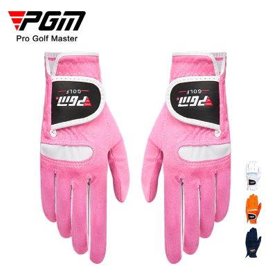 PGM Golf Gloves Womens Pointed Microfiber Cloth Non-slip Wear-resistant golf