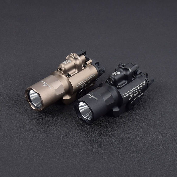Tactical SF Flashlight X400Ultra Weapon Hunting Light Red Sight G17 ...