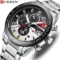 ZZOOI 2022 CURREN Watch for Men New Fashion Men Watches Quartz Wristwatches Stainless Steel Band Clock Male Chronograph Watches