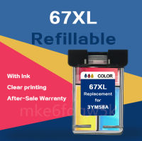 hp 67 ink hp67 black hp67xl ตลับหมึกรีฟิลใช้ได้กับ hp 2722 2752 2755 4140 4152 4155 4158 6052 6055 6058 6075 /6452 6455