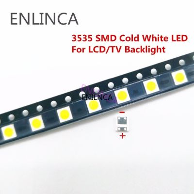 Yingke ไฟแบล็คไลท์ Led 2W 6V/1W 3V 3535เย็นสีขาวเย็นสำหรับ Led แบบ Smd ทีวี50-100ชิ้นเท่านั้น