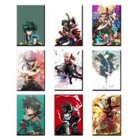 ภาพวาด My Hero Academia Anime ภาพบทบาท Wall Art Home Decor