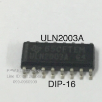 ULN2003A IC SMD Transistor Arrays DIP-16 Type NPN 50V  0.5A -Sink ขับรีเลย์ 7ช่อง ทรานซิสเตอร์ อาเรย์ ใหม่แท้คุณภาพดี อะไหล่จงจรอิเล็กทรอนิกส์