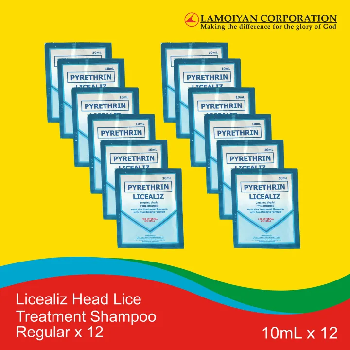Licealiz Head Lice Treatment Shampoo Regular 10mL x 12 Lazada PH