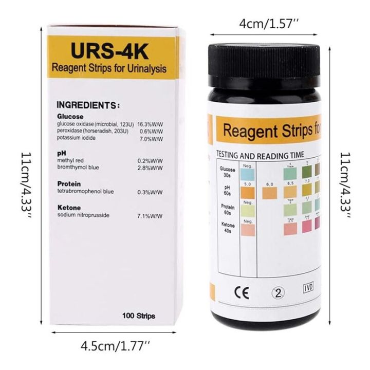 vansful-in-vitro-urine-testing-4-test-items-glucose-ph-protein-ketone-body-urine-specimen-test-strip-professional-test-paper-inspection-tools