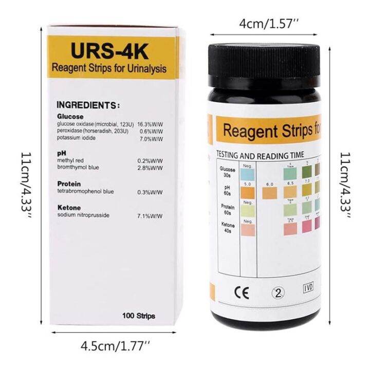 vansful-in-vitro-urine-testing-4-test-items-glucose-ph-protein-ketone-body-urine-specimen-test-strip-professional-test-paper-inspection-tools