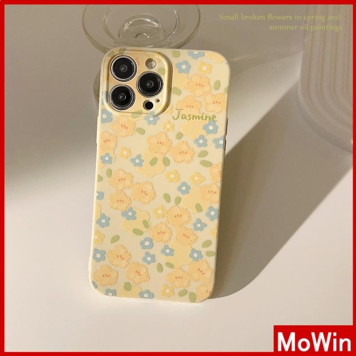 mowin-เข้ากันได้สำหรับ-เคสไอโฟน-เคสไอโฟน11-เคส-สำหรับ-iphone-14-เคสไอโฟนครีมเคสนิ่มเคลือบมัน-กันกระแทกฝาครอบกล้องป้องกันภาพวาดส