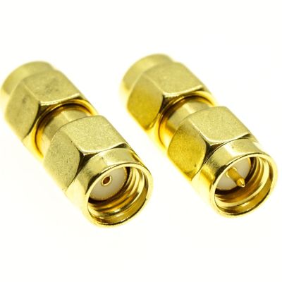 RP-SMA male to SMA Male Plug Connector Mount Connector RF Coaxial Adapter Electrical Connectors