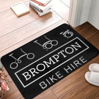 ► ► พรมพรมเช็ดเท้าจักรยาน Brompton,แผ่นวางเท้าทำจากโพลีเอสเตอร์ไม่ลื่นสามารถซักได้ด้านหน้าห้องทางเดินห้องครัวห้องนอนระเบียงห้องน้ำ