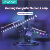 Usams โคมไฟ Led RGB ตั้งโต๊ะหน้าจอ C Usb ป้องกันสายตาสําหรับ Pc อ่านหนังสือ