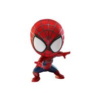 Cosbaby Spider-Man: ไม่มีทางกลับบ้านที่น่าตื่นตาตื่นใจ,สไปเดอร์แมนขนาด S หุ่นที่ไม่ใช่สเกลสีแดงความสูง10ซม. COSB956